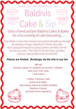 Load image into Gallery viewer, Baldivis Cake &amp; Sip i Theme
